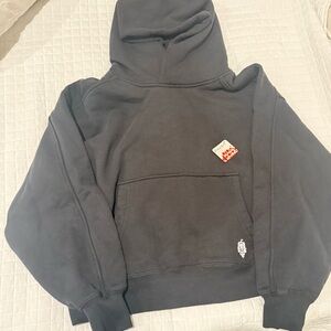 Free people black hoodie size xs brand new